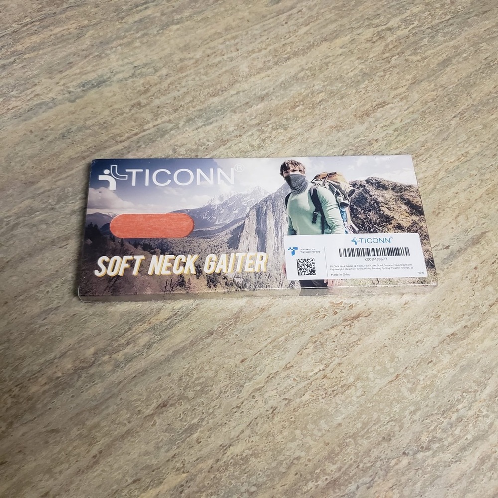 NIB Ticonn soft neck gaiter. Outdoor breathable